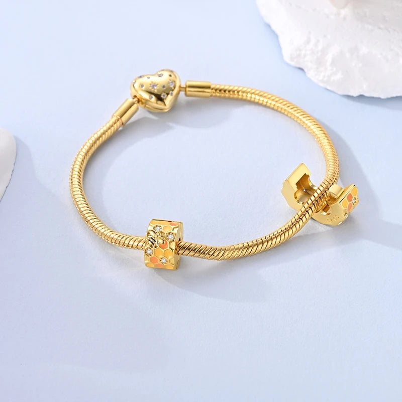 Sterling Silver Gold Plated Charm Variety