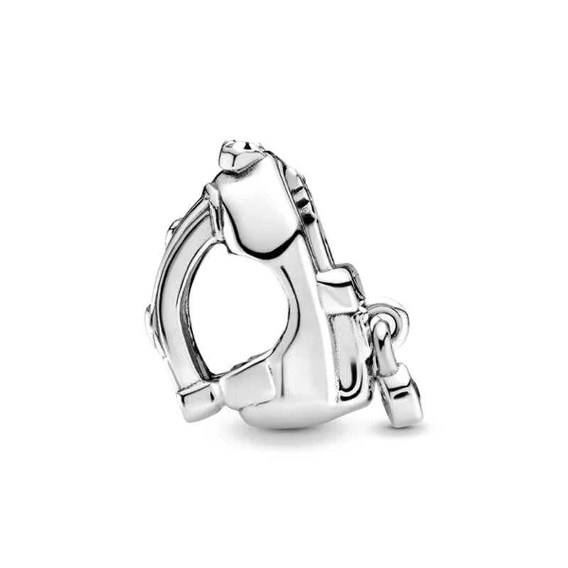 925 Sterling Silver I Love Reading Book Teacher Graduation Charms Beads Fit Original Pendant Bracelet DIY Fashion Woman Jewelry