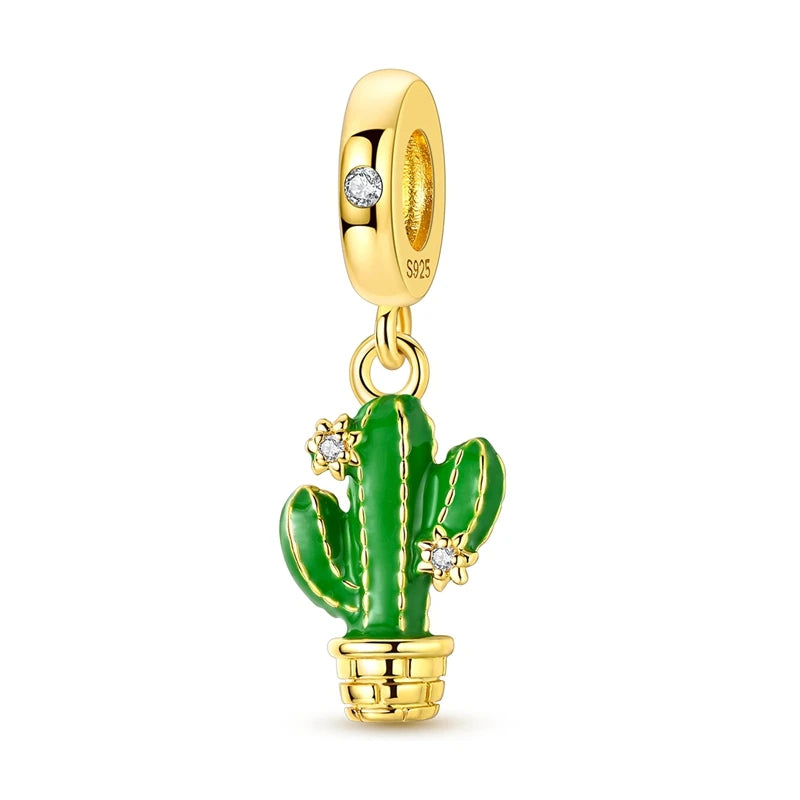 Sterling Silver Gold Plated Charm Variety