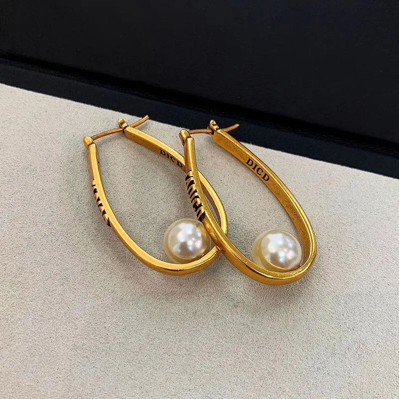 Minimalist Gold Plated Hoop Earrings | Everyday Gold Earrings for Women | Dainty Lightweight Jewelry | Simple Modern Fashion Earrings | Gift for Her