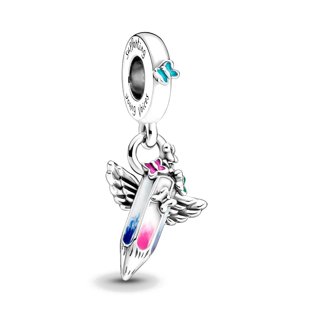 925 Sterling Silver I Love Reading Book Teacher Graduation Charms Beads Fit Original Pendant Bracelet DIY Fashion Woman Jewelry