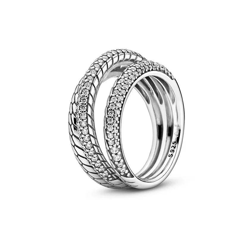 925 Sterling Silver Ring |Waterproof Minimalist Stackable Promise Ring | Gift for Her
