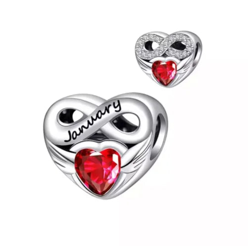 New 2025 925 Silver Birth stone Collection Charm Green Red Pink Yellow Bead Fit Original Bracelet Women Jewelry Gift DIY