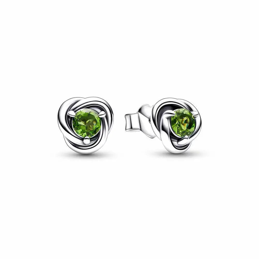 New 2025 925 Silver Birth stone Collection Charm Green Red Pink Yellow Bead Fit Original Bracelet Women Jewelry Gift DIY