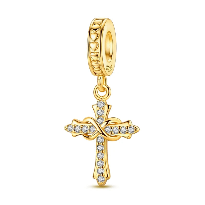 Sterling Silver Gold Plated Charm Variety