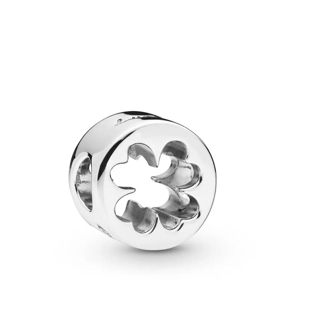 925 Sterling Silver Charm Beads Fit Bracelet Heart Star Flower DIY Jewelry For Women Gift Team Bride Grandma Family Tree