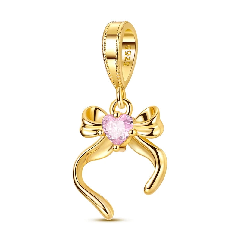 Sterling Silver Gold Plated Charm Variety