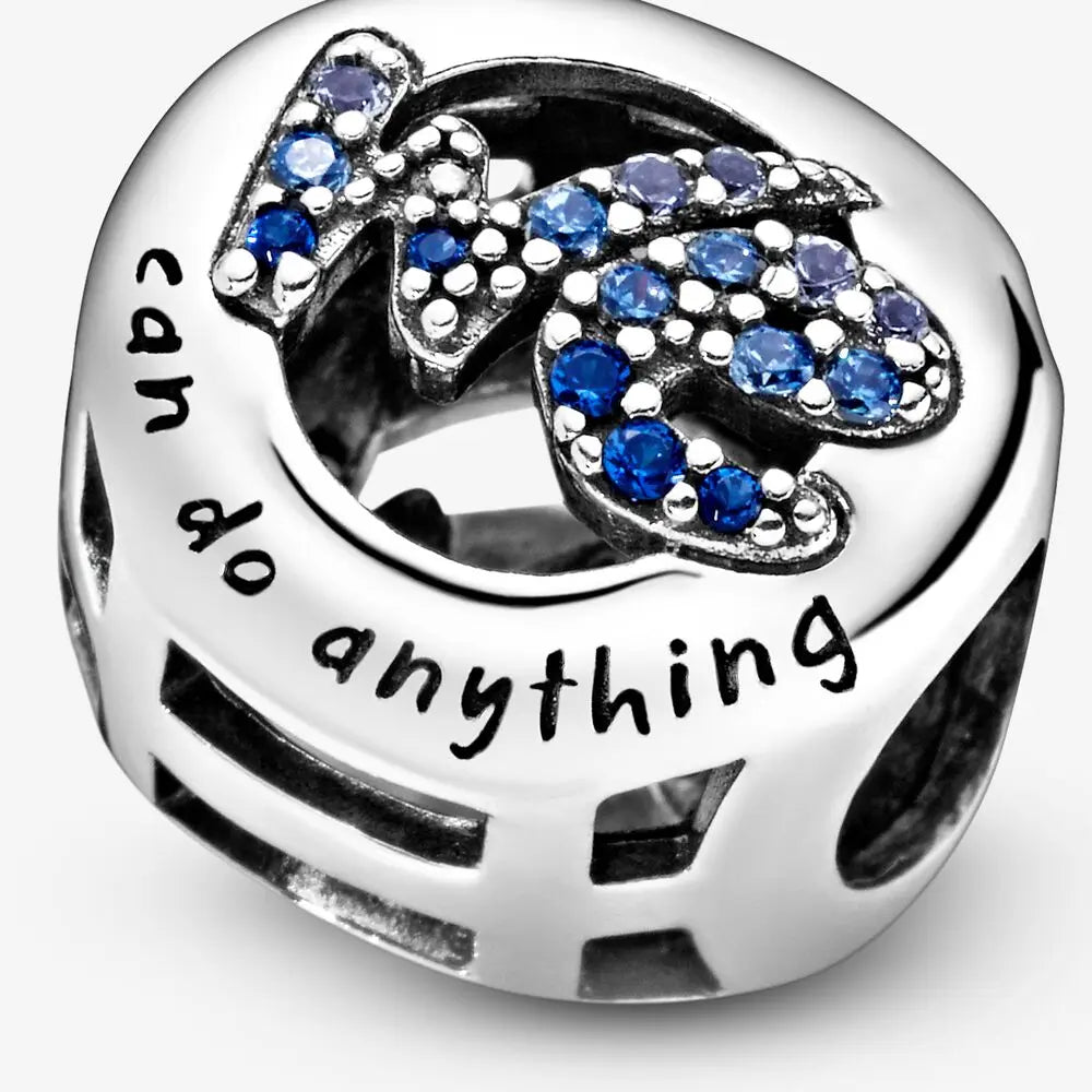 925 Sterling Silver Charm Beads Fit Bracelet Heart Star Flower DIY Jewelry For Women Gift Team Bride Grandma Family Tree