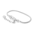 1 Pc Metal Bracelet Charm Beading Snake Link Chain for Handmade Jewelry Makings DIY Original Gifts Creative Friendship Bracelets