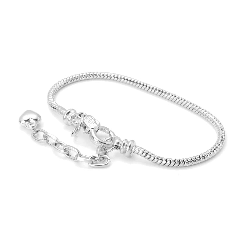 1 Pc Metal Bracelet Charm Beading Snake Link Chain for Handmade Jewelry Makings DIY Original Gifts Creative Friendship Bracelets