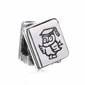 925 Sterling Silver I Love Reading Book Teacher Graduation Charms Beads Fit Original Pendant Bracelet DIY Fashion Woman Jewelry