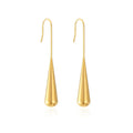 Waterproof Stainless Steel Waterdrop Earrings | Tarnish Resistant Gold Teardrop Earrings | Hypoallergenic Everyday Jewelry for Women | Minimalist Statement Earrings