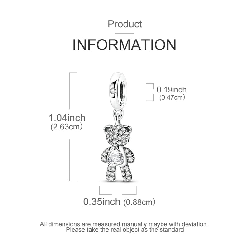 Original 925 Sterling Silver Charms Boot Dreamcatcher Bow Beads Pendants Fit Bracelet Necklace DIY Pendants Jewelry Women Gift