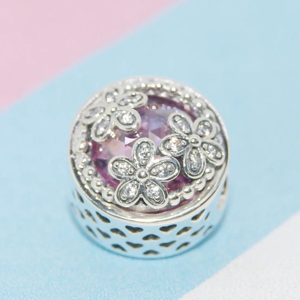925 Sterling Silver Charm Beads Fit Bracelet Heart Star Flower DIY Jewelry For Women Gift Team Bride Grandma Family Tree