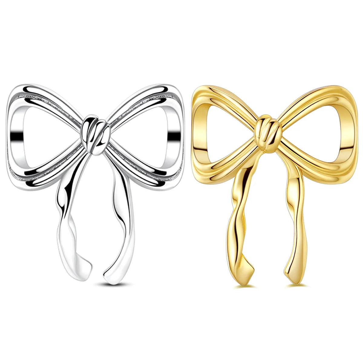 925 Sterling Silver Bowknot Charms