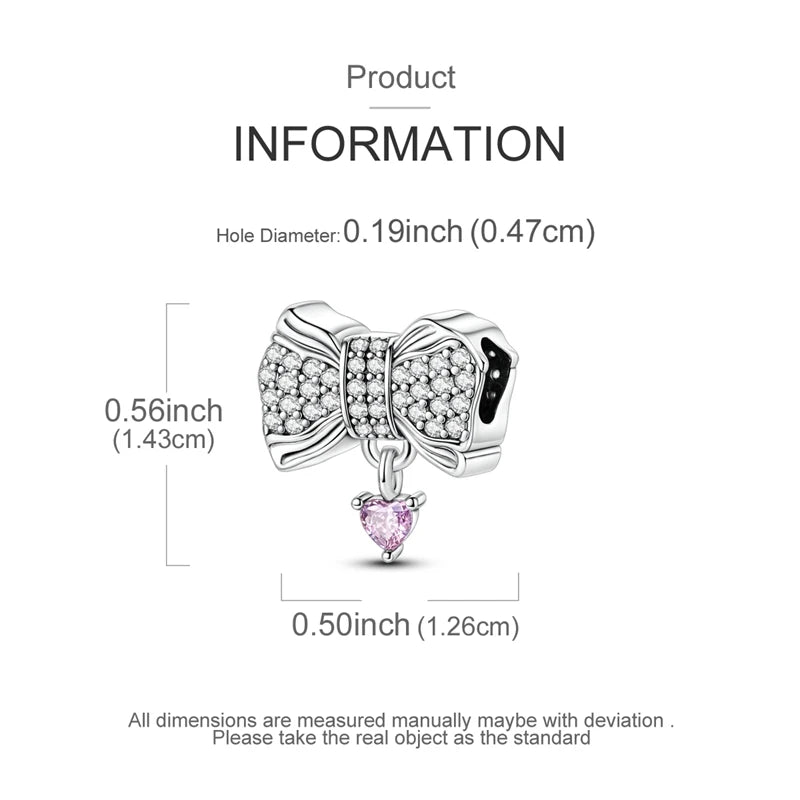 Original 925 Sterling Silver Charms Boot Dreamcatcher Bow Beads Pendants Fit Bracelet Necklace DIY Pendants Jewelry Women Gift