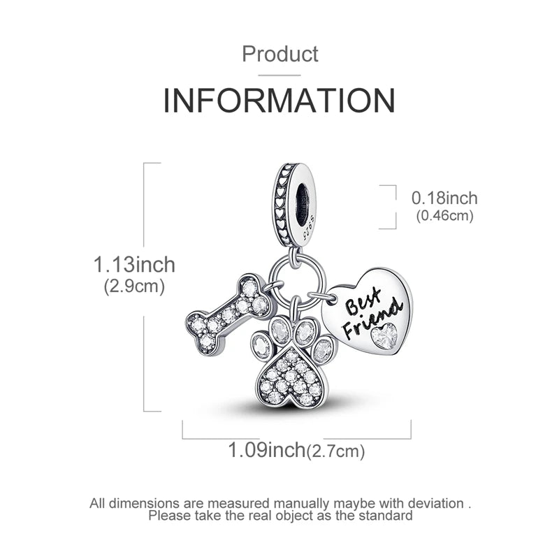 Original 925 Sterling Silver Charms Boot Dreamcatcher Bow Beads Pendants Fit Bracelet Necklace DIY Pendants Jewelry Women Gift