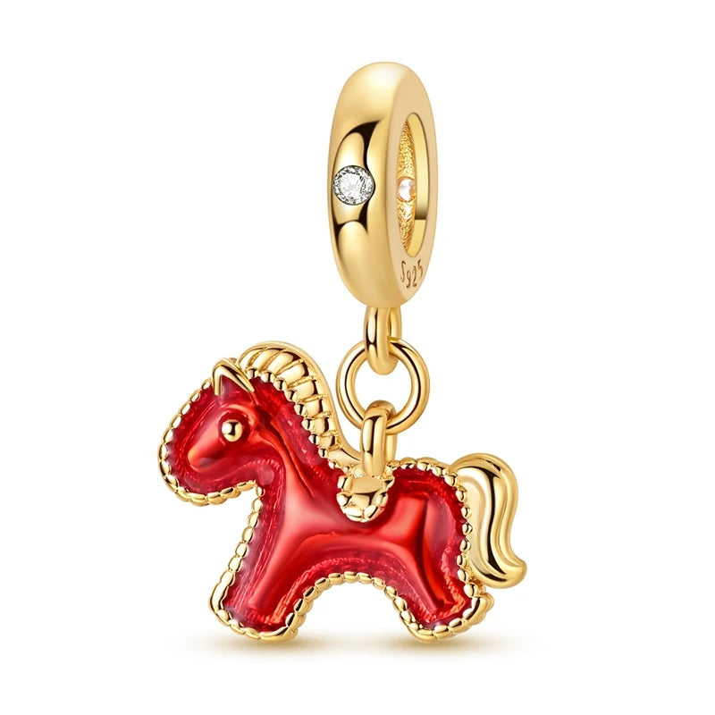 Sterling Silver Gold Plated Charm Variety