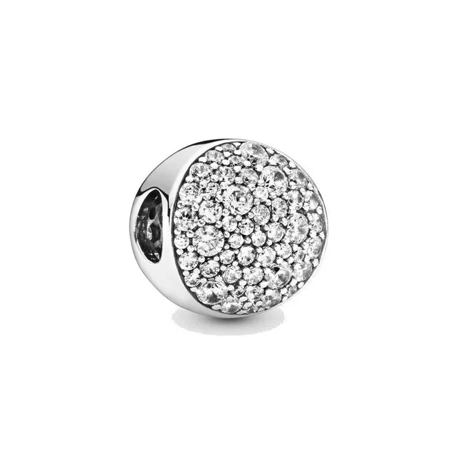 925 Sterling Silver Charm Beads Fit Bracelet Heart Star Flower DIY Jewelry For Women Gift Team Bride Grandma Family Tree